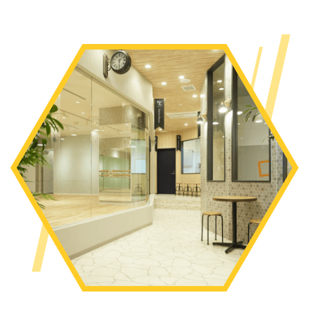 快適で綺麗なロビー