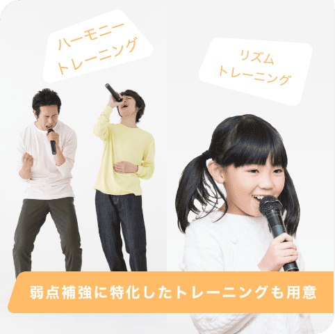 弱点補強に特化したトレーニングも用意