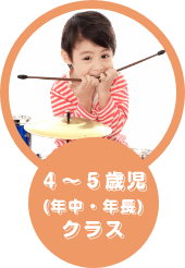 ４〜５歳児(年中・年長)クラス