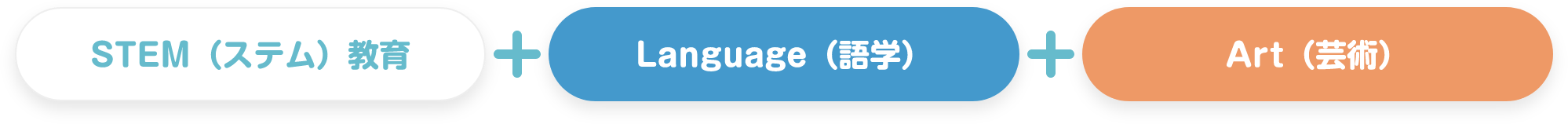 STEM（ステム）教育　＋　Language（語学）　＋　Art（芸術）